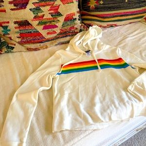 Rainbow 🌈 crop hoodie
